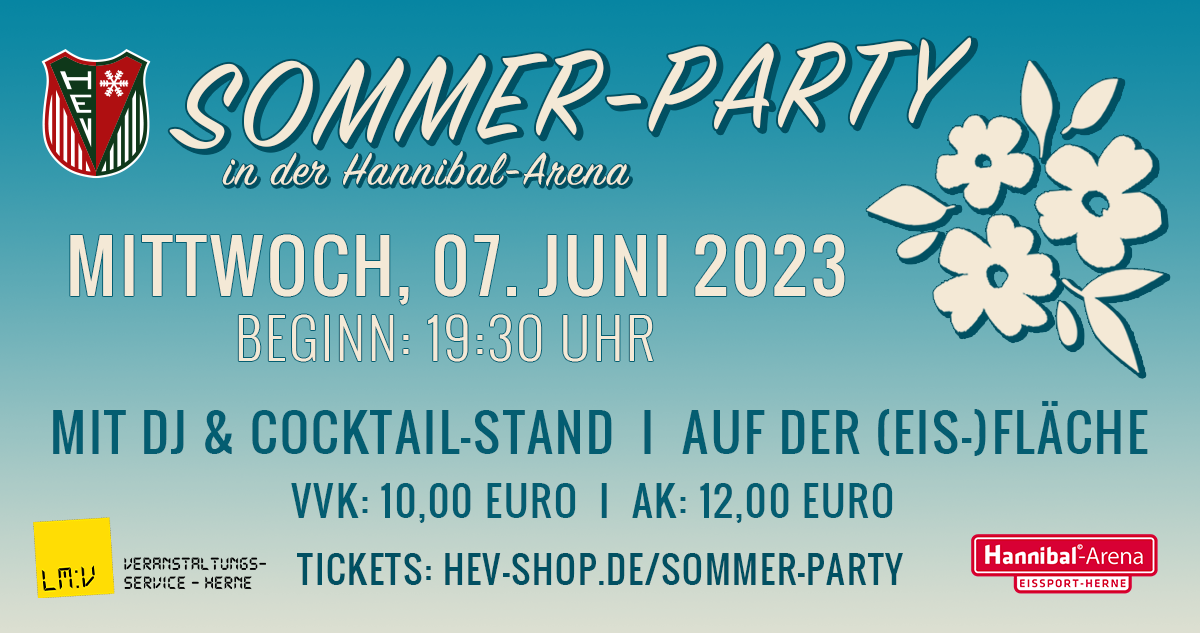 sommerparty flyer